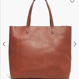 NEW Madewell The Zip-Top Transport Tote J1952, Monogram SGA